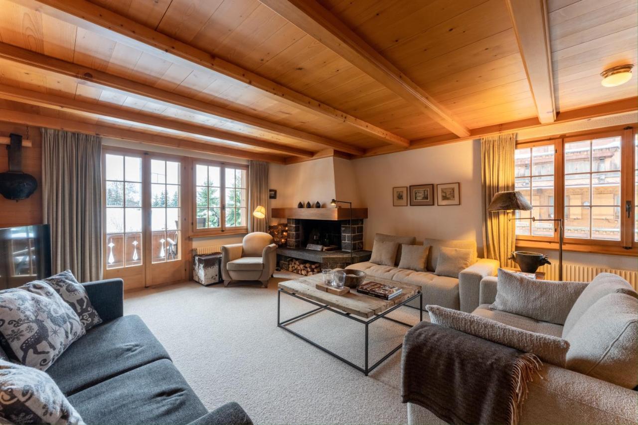 Cozy Place In Gstaad Center Экстерьер фото